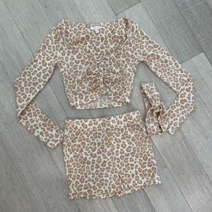 Leopard Pajama Set